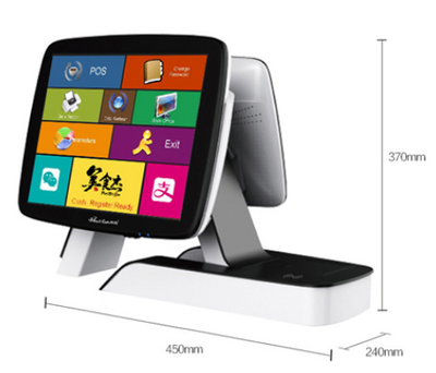 智能商用新标杆 中技美商触控POS收银机ZJ-A7D，一体化设计引领安心触控体验